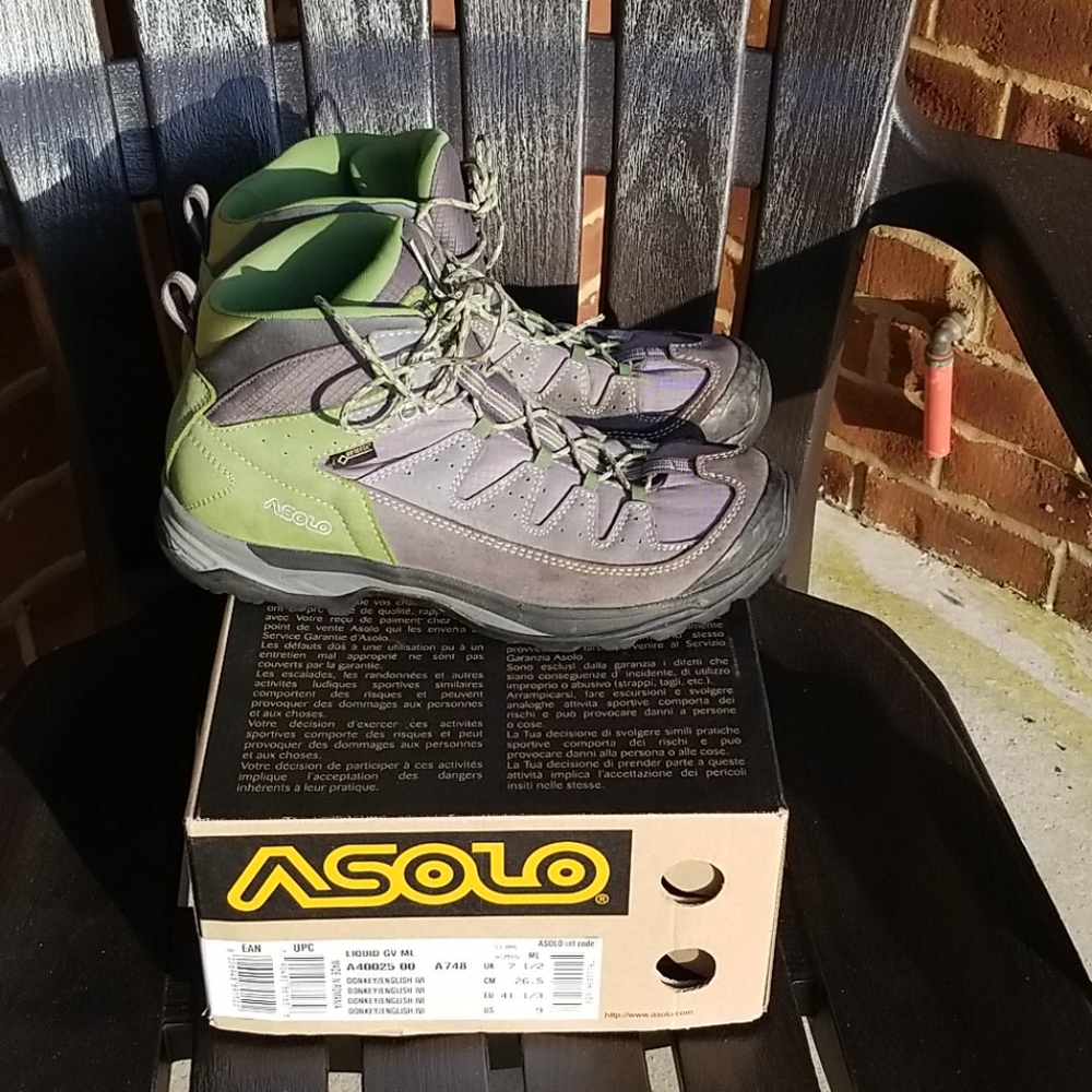 ASOLO Women's size 9 Liquid GV ML Hiking Boots